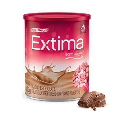 Extima Colágeno Suplemento Alimentar Sabor Chocolate Lata 600g